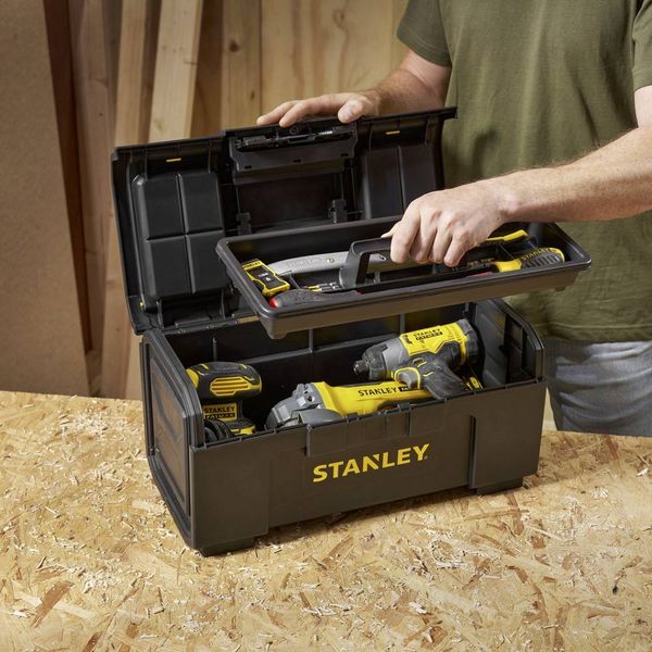 Produktbild: STANLEY 1-79-217 1-79-217 Werkzeugbox Kunststoff Schwarz, Gelb