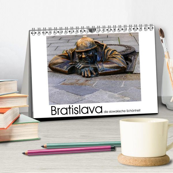 Produktbild: Bratislava die slowakische Sch&ouml;nheit (Tischkalender 2026 DIN A5 quer), CALVENDO Monatskalender