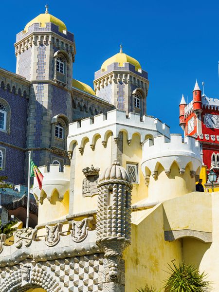 Produktbild: CALVENDO Puzzle Der Pal&aacute;cio Nacional da Pena in Sintra | 1000 Teile Lege-Gr&ouml;&szlig;e 64x48cm Foto-Puzzle f&uuml;r gl&uuml;ckliche Stunden