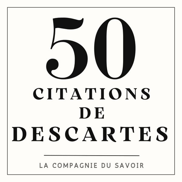 Produktbild: 50 citations de Descartes