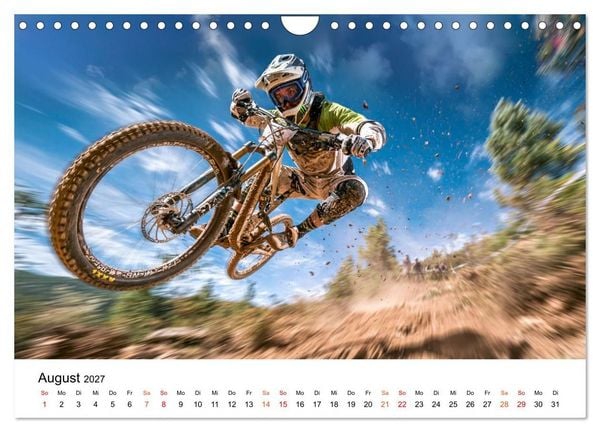 Produktbild: Mountainbike - Trails am Limit (Wandkalender 2027 DIN A4 quer), CALVENDO Monatskalender