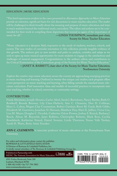 Produktbild: Alternative Approaches in Music Education