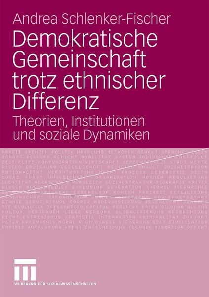 Produktbild: Demokratische Gemeinschaft trotz ethnischer Differenz