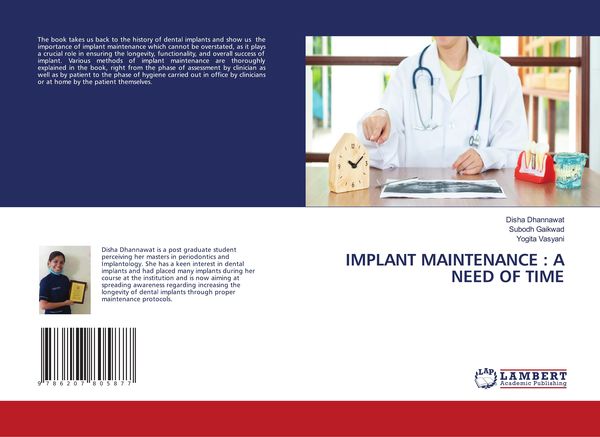 Produktbild: IMPLANT MAINTENANCE : A NEED OF TIME