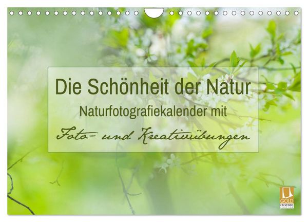 Produktbild: Die Sch&ouml;nheit der Natur - Naturfotografie-Kalender mit Foto- und Kreativ&uuml;bungen (Wandkalender 2026 DIN A4 quer), CALVENDO Monatskalender