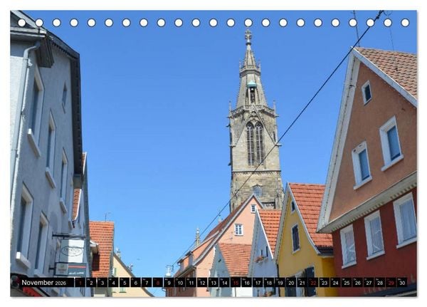 Produktbild: Reutlingen - Tor zur Schw&auml;bischen Alb (Tischkalender 2026 DIN A5 quer), CALVENDO Monatskalender