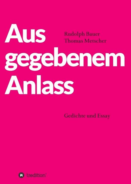 Produktbild: Aus gegebenem Anlass