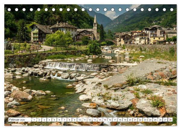 Produktbild: Natur im Aostatal (Tischkalender 2026 DIN A5 quer), CALVENDO Monatskalender