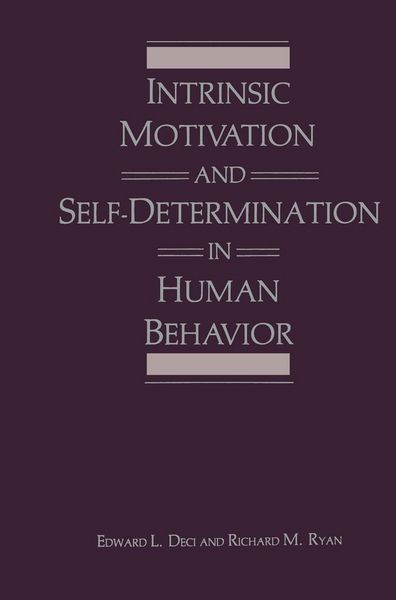 Produktbild: Intrinsic Motivation and Self-Determination in Human Behavior