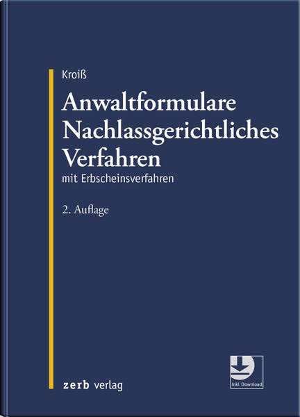Produktbild: Anwaltformulare Nachlassgerichtliches Verfahren