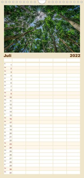 Produktbild: Familienplaner Karibu Sansibar (Wandkalender 2022 , 21 cm x 45 cm, hoch)