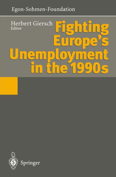 Produktbild: Fighting Europe&rsquo;s Unemployment in the 1990s