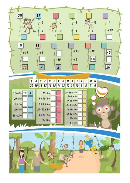 Produktbild: Mathematik &Uuml;bungsheft Klasse 1 - Erlebnisheft - Addieren und Subtrahieren