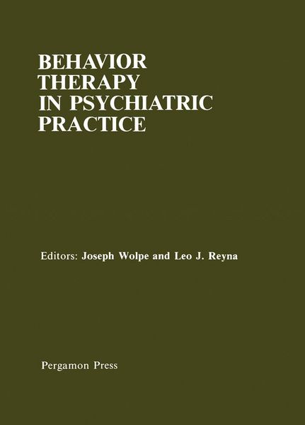 Produktbild: Behavior Therapy in Psychiatric Practice