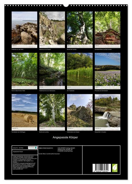 Produktbild: Angepasste K&ouml;rper (hochwertiger Premium Wandkalender 2026 DIN A2 hoch), Kunstdruck in Hochglanz