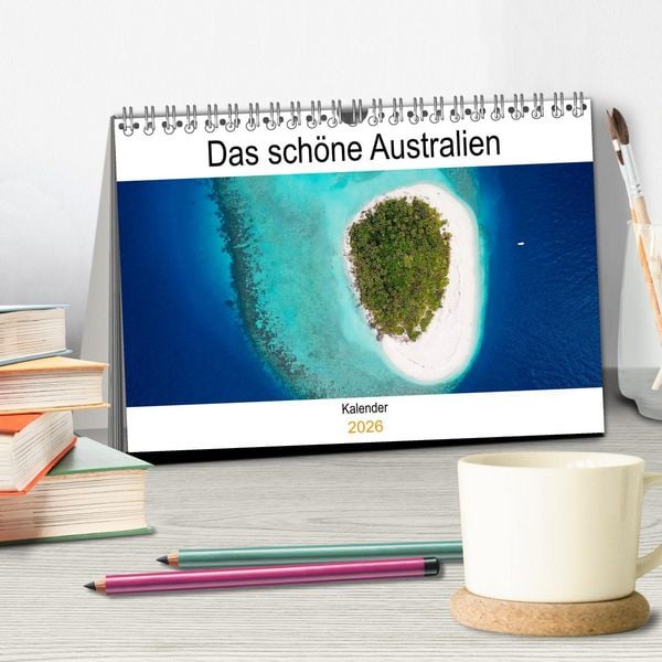 Produktbild: Das sch&ouml;ne Australien (Tischkalender 2026 DIN A5 quer), CALVENDO Monatskalender