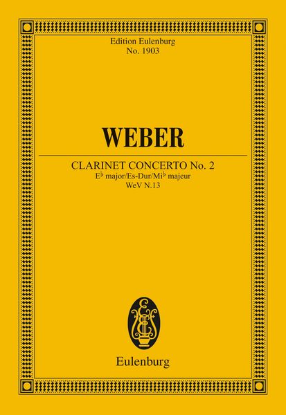 Produktbild: Clarinet Concerto No. 2 Eb major