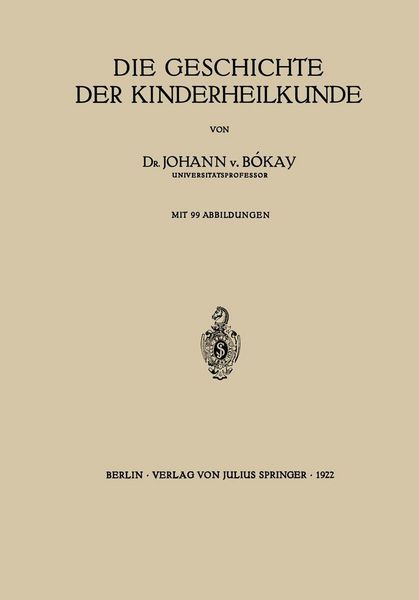Produktbild: Die Geschichte der Kinderheilkunde
