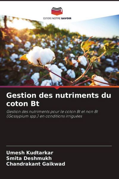Produktbild: Gestion des nutriments du coton Bt