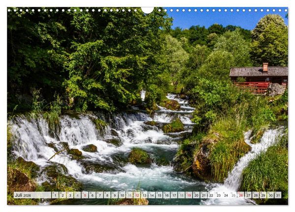 Produktbild: Wasserzauber Bosnien-Herzegowina (Wandkalender 2026 DIN A3 quer), CALVENDO Monatskalender