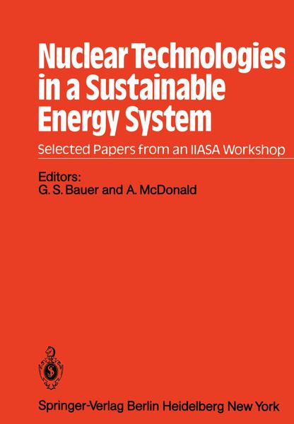 Produktbild: Nuclear Technologies in a Sustainable Energy System