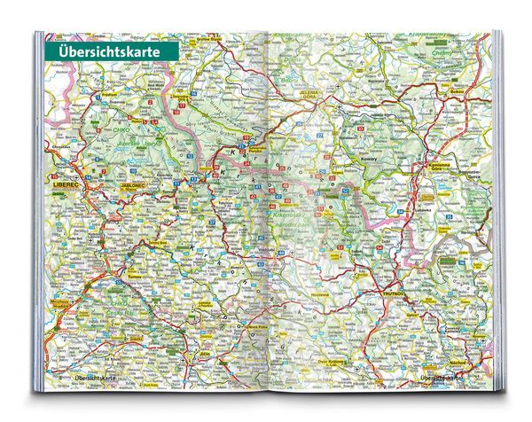 Produktbild: KOMPASS Wanderf&uuml;hrer Riesengebirge mit Isergebirge, 55 Touren mit Extra-Tourenkarte