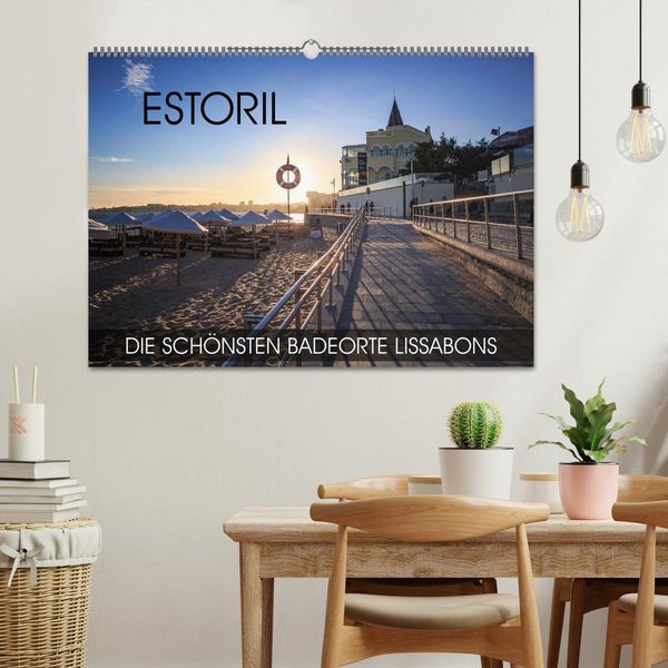 Produktbild: ESTORIL - die sch&ouml;nsten Badeorte Lissabons (Wandkalender 2026 DIN A2 quer), CALVENDO Monatskalender