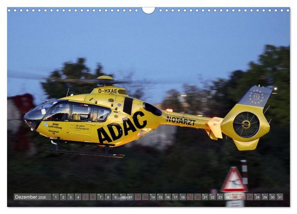 Produktbild: Helikopter in der Luft 2.0 (Wandkalender 2026 DIN A3 quer), CALVENDO Monatskalender