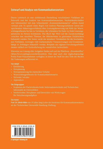Produktbild: Entwurf und Analyse von Kommunikationsnetzen
