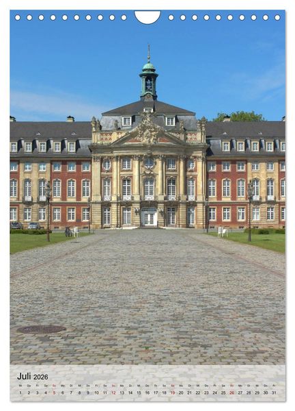 Produktbild: Historisches M&uuml;nster (Wandkalender 2026 DIN A4 hoch), CALVENDO Monatskalender