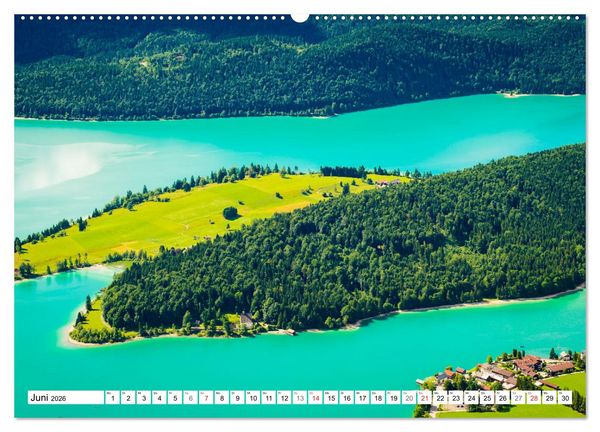 Produktbild: Ein Sommer in den Bayerischen Alpen (Wandkalender 2026 DIN A2 quer), CALVENDO Monatskalender