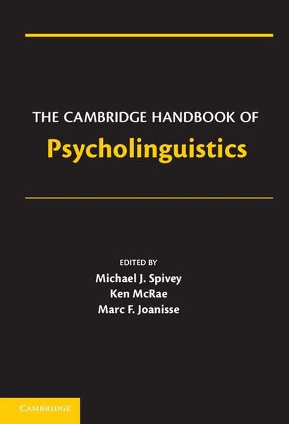 Produktbild: Cambridge Handbook of Psycholinguistics