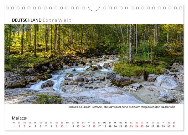 Produktbild: Bergsteigerdorf RAMSAU - Juwel im Berchtesgadener Land (Wandkalender 2026 DIN A4 quer), CALVENDO Monatskalender