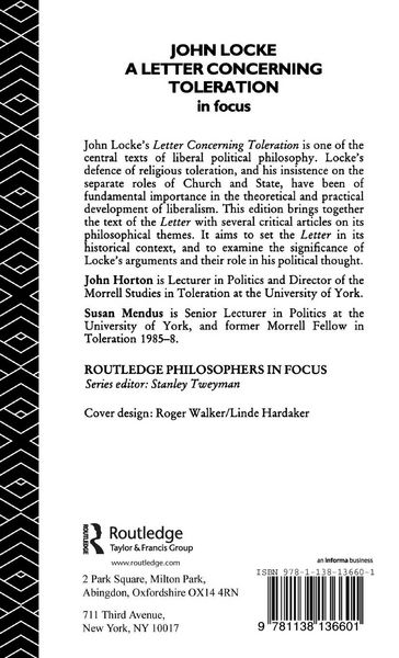 Produktbild: John Locke's Letter on Toleration in Focus