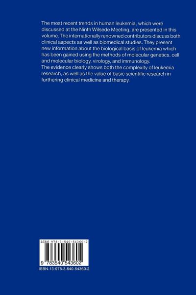 Produktbild: Modern Trends in Human Leukemia IX
