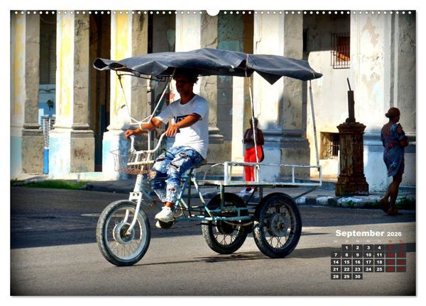 Produktbild: Lastenr&auml;der in Havanna (hochwertiger Premium Wandkalender 2026 DIN A2 quer), Kunstdruck in Hochglanz