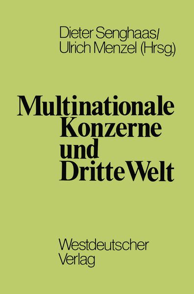 Produktbild: Multinationale Konzerne und Dritte Welt