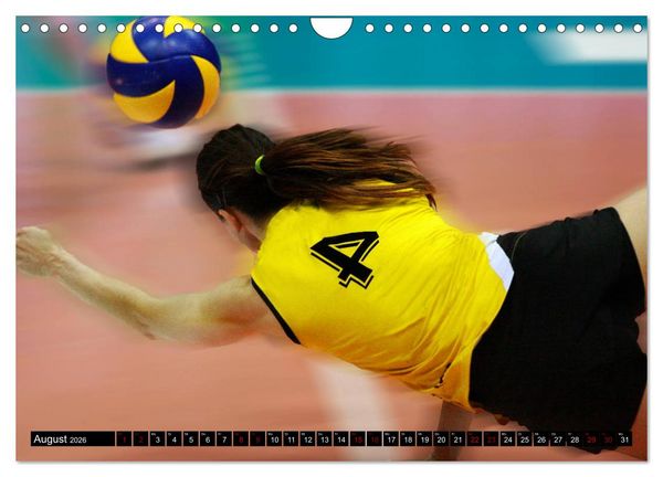 Produktbild: Volleyball Action (Wandkalender 2026 DIN A4 quer), CALVENDO Monatskalender