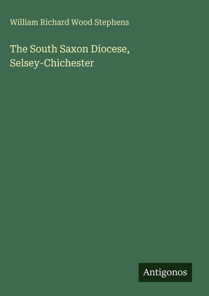 Produktbild: The South Saxon Diocese, Selsey-Chichester