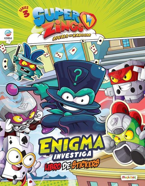 Produktbild: Superzings Series 3 : libro de stickers