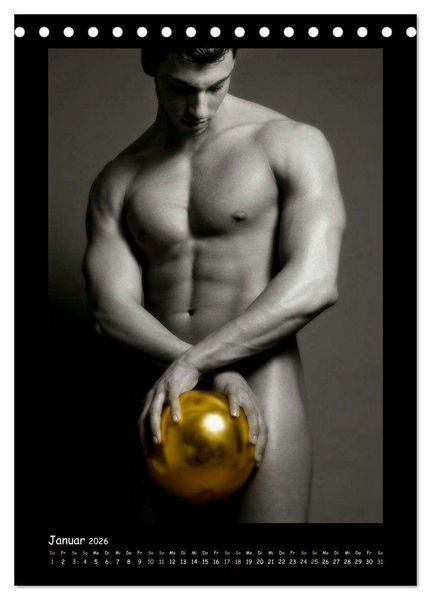 Produktbild: Golden Ball - M&auml;nner Akte (Tischkalender 2026 DIN A5 hoch), CALVENDO Monatskalender