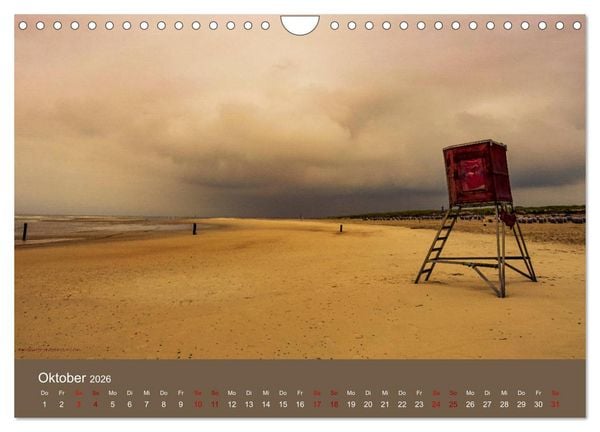 Produktbild: Norderney - Meine Trauminsel (Wandkalender 2026 DIN A4 quer), CALVENDO Monatskalender