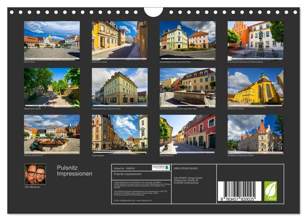 Produktbild: Pulsnitz Impressionen (Wandkalender 2026 DIN A4 quer), CALVENDO Monatskalender