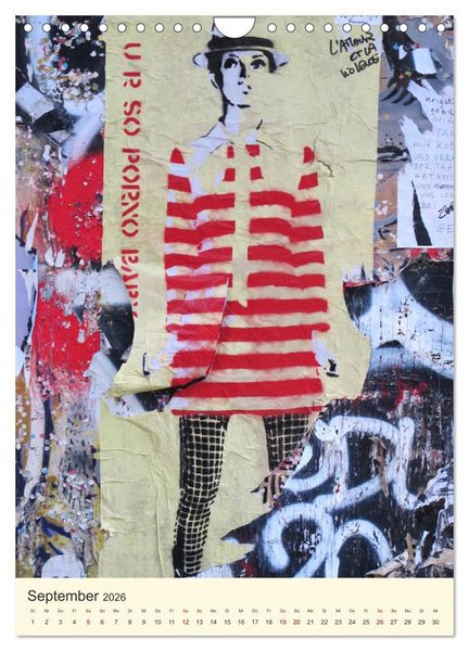 Produktbild: Famous Women in StreetArt (Wandkalender 2026 DIN A4 hoch), CALVENDO Monatskalender