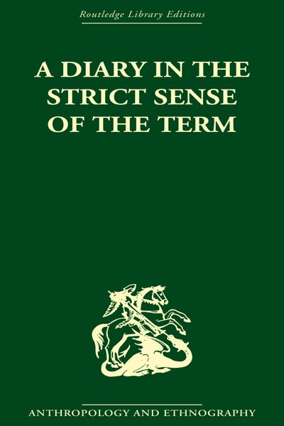 Produktbild: A Diary in the Strictest Sense of the Term