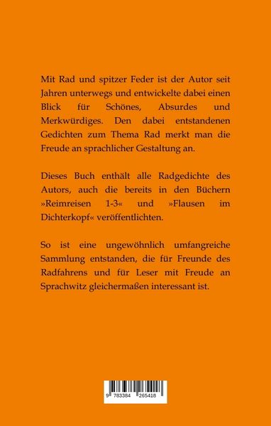 Produktbild: Zweiradreime - Gedichte rund um das Thema Fahrrad und Radtouren
