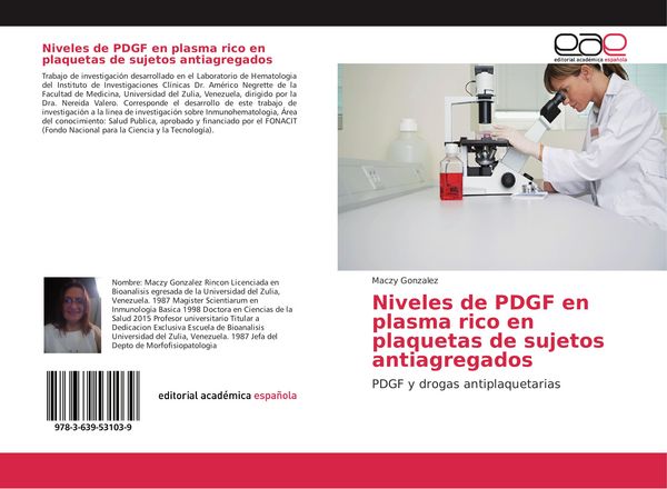 Produktbild: Niveles de PDGF en plasma rico en plaquetas de sujetos antiagregados