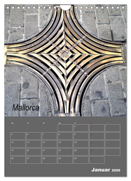 Produktbild: Faszination Kanaldeckel (Wandkalender 2026 DIN A4 hoch), CALVENDO Monatskalender