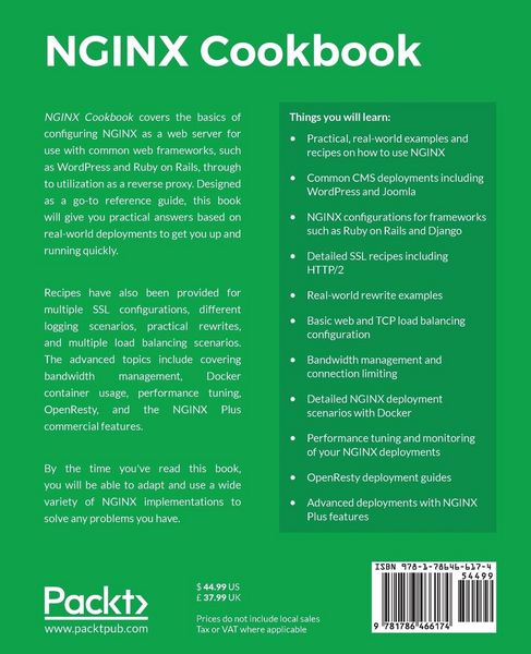 Produktbild: NGINX Cookbook