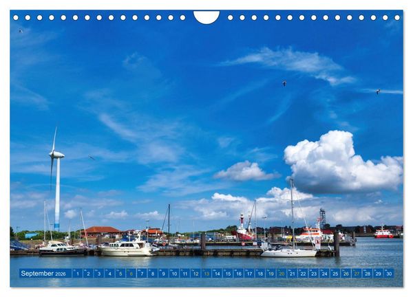Produktbild: BORKUM Entdeckungen (Wandkalender 2026 DIN A4 quer), CALVENDO Monatskalender